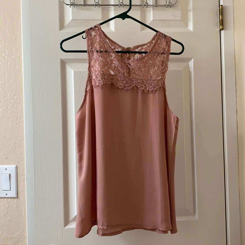 Blush blouse